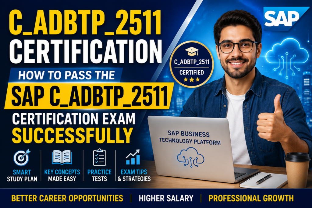 How to Pass the SAP C_ADBTP_2511 Certification Exam Successfully