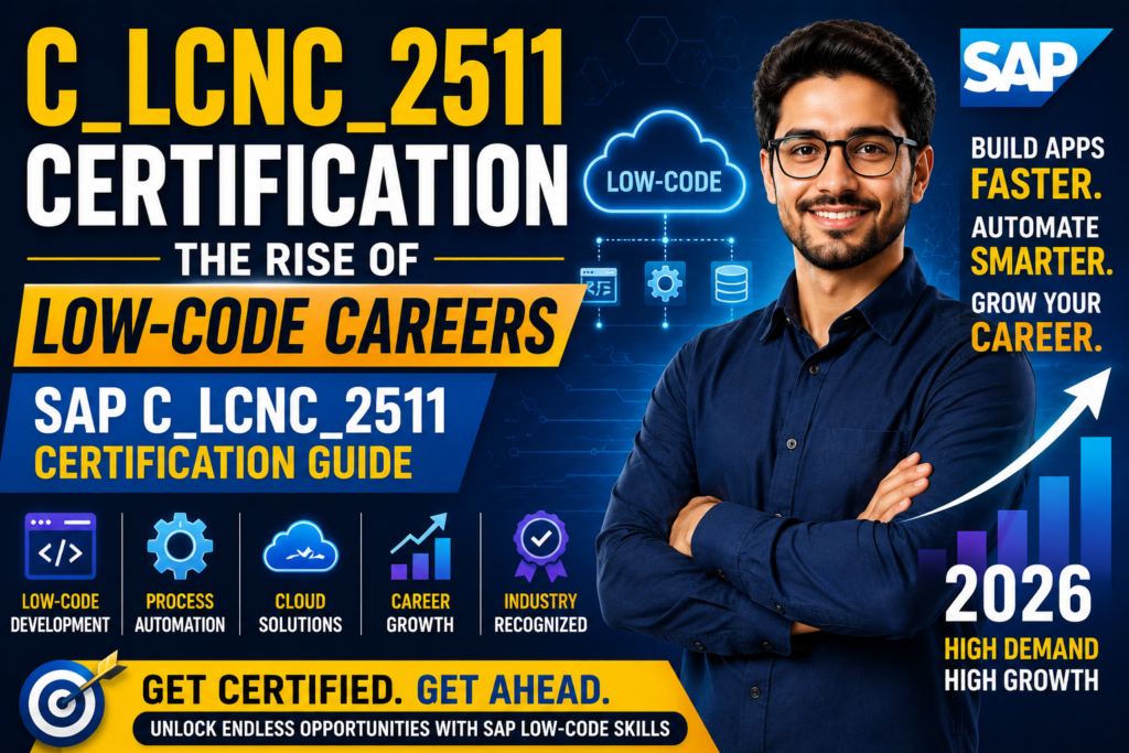 C_LCNC_2511 Certification The Rise of Low Code Careers SAP C_LCNC_2511 Certification Guide